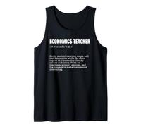 Economics Teacher Definition Funny Tank Top
