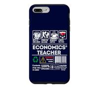 Economics Teacher Warbung Label Skills Sarcasm Coffee Wine Case for iPhone 7 Plus/8 Plus
