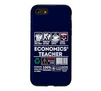 Economics Teacher Warbung Label Skills Sarcasm Coffee Wine Case for iPhone SE (2020) / 7/8
