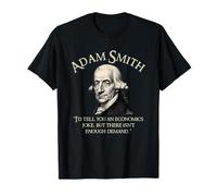 Economist Adam Smith Supply and Demand Funny Economics T-Shirt