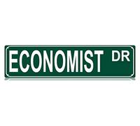Economist Dr Slim Tin Sign Street Funny Metal Sign Wall Decor for Bedroom Farm Home Bar Garage Man Cave Wall Art Gift 4" by 16"