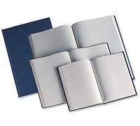 Economy A5 Ruled Casebound Hardback Notebook - Blue (Pack of 5)