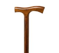 Economy Brown Beech Walking Stick Cane with a Fritz Derby Handle