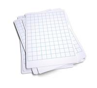 Economy Drywipe Boards 500 Micron 20mm Gridlines A4 (Pack Of