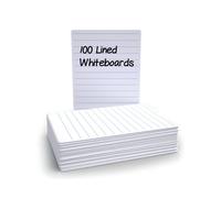 Economy Drywipe Boards 500 Micron Lined Portrait A4 (Pack of 100) WBL100