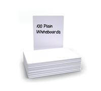 Economy Drywipe Boards 500 Micron Plain (Pack of 100) A4 WBP100