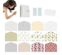 Economy Envelope - 12 Pieces A6 Budget Storage Kit | Budget Envelope Saving Binder - Suitable for Home, Dorm, Office, Travel, Women, Children, Teenagers, Adults and