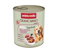 Economy Pack animonda GranCarno Adult Single Protein Superfoods 24 x 800g - Beef, Beetroot, Blackberries & Dandelion