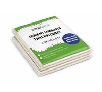 Economy Plastic Backed, Polythene Poly Backed, Laminated Cotton Dust Sheets for Painting & Decorating | Cover Sheets for Furniture | 10ft x 8ft - 3.10m x 2.40m (2)