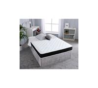 Economy Quilted Memory Foam Hybrid Spring Mattress 18cm Deep Soft Feel Starlight Beds Black Small Double