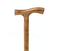 Economy Scorched Brown Beech Walking Stick Cane with a Fritz Derby Handle