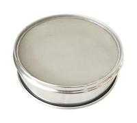 Economy Test Sieve 270 Mesh Stainless Steel Sieve with Chroming Frame for Particle Analysis 1pcs(30cm)