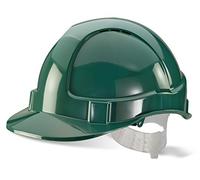 ECONOMY VENTED SAFETY HELMET GREEN