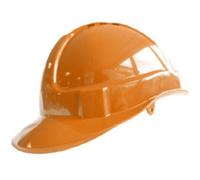 Beeswift - ECONOMY VENTED S/HELMET ORANGE PLASTIC HARNESS - Orange