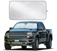 EcoNour Car Shade Front Windshield | Windshield Dash Protector for Maximum UV Rays and Sun Heat Protection | Sun Visor Car Interior Accessory for Cooler Interior | X-Large (69 x 35 inches)