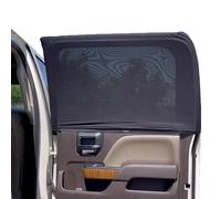 EcoNour Car Side Window Sun Shade (Pack of 2) | Stretchable & Breathable Car Window Screens for Complete Sun & Privacy Protection | Fits Most Truck, SUV and Minivan (XL 40" x 24")