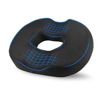 EcoNour Comfortable Donut Pillow Seat Cushion | Memory Foam Ideal for Postpartum Recovery | Hemorrhoid Relief, Sciatica, Hip & Coccyx Pain Relief | Perfect for Office Workers & Long-Distance Drivers