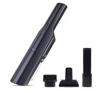 EcoNour Cordless Handheld Vacuum Cleaner | 12000Pa Suction | 25-30Mins Long Runtime | Mini hoover with Multiple Brush Heads for Office, Home, Kitchen, Car, Pet Hair Cleaning - Black