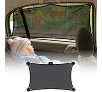 EcoNour Magnetic Stretch to Fit Sunshade - 1 Pack (66.8 x 34.7 cm) | Baby Car Window Shades Offers Complete Protection from Sun Glare and UV Rays | Side Window Shade Keeps Car Cooler