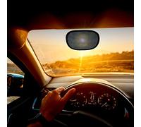 EcoNour Miniature Static Cling Sun Shade for Car Window (2 Pack) | Sun Shade Static Cling for Driving Glare Shield | Cling Car Shade for Windshield | Sun Glare Protection Accessories