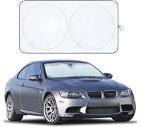 EcoNour Patented Design for Car Windshield Sun Shade | Blocks 99% Heat and Keep Interior Cool | Fits Cars, SUV, Truck | Automotive Sun Screen,Visor and Summer Vehicle Accessories | Medium (64x32)