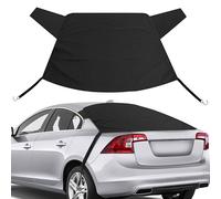 EcoNour Rear Windshield Snow Cover | All Weather Back Window Frost Cover Offers Complete Protection from Snow, Ice & Other Winter Debris | Winter Car Accessories That Fits Most Sedans, SUVs & Vans