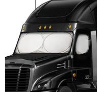 EcoNour Semi-Truck Sun Shade for Windshield and Side Windows (415 x 91 cm) | 240T UV Protective Sunshade for Lorry Windshield Maximum Coverage to Block UV/Sun Heat Rays | Best for Commercial Lorries