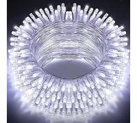 EcoNour String Lights 750 LED 50m String Tree Lights for Indoor & Outdoor Cool White Decorations Fairy String Lights for Xmas Garden Bedroom & Party | Mains Powered Clear Cable