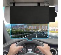 EcoNour Upgraded Car Visor Extender Sun Blocker | Polarized Anti-Glare Car Windshield Visor Extension Offers Sun Glare Protection for Safe Driving | Driver and Passenger Side Sun Visor Extender