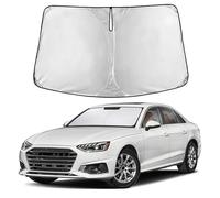 EcoNour Windshield Sunshade for Audi A4 2017-2023 2024 2025, Sun Visor for Front Windshield & Window Sun Shade Cover, UV Heat Blocker & Protector, Car Accessories