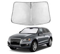 EcoNour Windshield Sunshade for Audi Q5/SQ5 2009-2015 2016 2017, Sun Visor for Front Windshield & Window Sun Shade Cover, UV Heat Blocker & Protector, Car Accessories