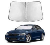 EcoNour Windshield Sunshade for BMW 3 Series 2013-2016 2017 2018, Sun Visor for Front Windshield & Window Sun Shade Cover, UV Heat Blocker & Protector, Car Accessories