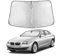 EcoNour Windshield Sunshade for BMW 5 Series 2011-2014 2015 2016, Sun Visor for Front Windshield & Window Sun Shade Cover, UV Heat Blocker & Protector, Car Accessories
