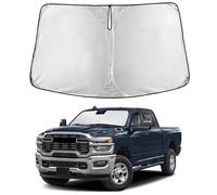EcoNour Windshield Sunshade for Dodge Ram 2500 2011-2016 2017 2018, Sun Visor for Front Windshield & Window Sun Shade Cover, UV Heat Blocker & Protector, Car Accessories