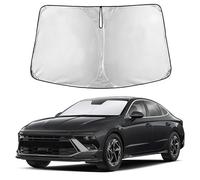 EcoNour Windshield Sunshade for Hyundai Sonata 2020-2024 2025 2026, Sun Visor for Front Windshield & Window Sun Shade Cover, UV Heat Blocker & Protector, Car Accessories