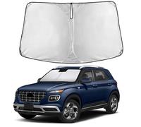 EcoNour Windshield Sunshade for Hyundai Venue 2020-2023 2024 2025, Sun Visor for Front Windshield & Window Sun Shade Cover, UV Heat Blocker & Protector, Car Accessories
