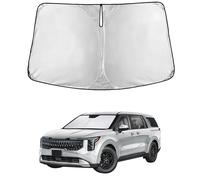 EcoNour Windshield Sunshade for Kia Carnival 2022-2024 2025 2026, Sun Visor for Front Windshield & Window Sun Shade Cover, UV Heat Blocker & Protector, Car Accessories