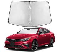 EcoNour Windshield Sunshade for Kia Optima 2016-2018 2019 2020, Sun Visor for Front Windshield & Window Sun Shade Cover, UV Heat Blocker & Protector, Car Accessories