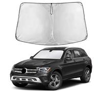 EcoNour Windshield Sunshade for Mercedes Benz GLC300 2016-2020 2021 2022, Sun Visor for Front Windshield & Window Sun Shade Cover, UV Heat Blocker & Protector, Car Accessories