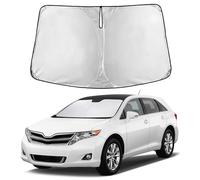 EcoNour Windshield Sunshade for Toyota Venza 2009-2013 2014 2015, Sun Visor for Front Windshield & Window Sun Shade Cover, UV Heat Blocker & Protector, Car Accessories