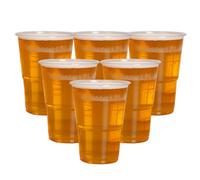 Econx 1000 X Heavy Duty Clear Plastic Half Pint Glasses Tumblers Disposable Drinking Cups For Parties Celebrations Bbqs
