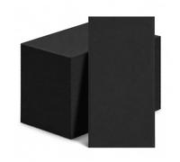 ECONX 2000 X Black Paper Napkins (40 x 40cm) 2-Ply Dinner Serviettes 8-Fold | Paper Tissues Cocktail Napkins Strong and Disposable -Ideal for Catering, Events, Christmas, Parties, Birthday & All Ocsasion