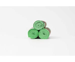 ECONX 220L Biodegradable Bin Liners Compostable Bag Waste Bin Liners X 150 in Green ECONX Green