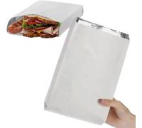 ECONX 500 X Hot Foil-Lined Food Bags 7 x 9 x 12 Inches, For Chicken Naan