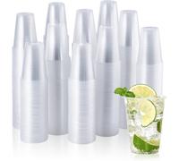 ECONX 7oz Clear Plastic Disposable Drinking Cups Vending Glasses X 500 | Size: 500 Piece ECONX Clear 500 Piece