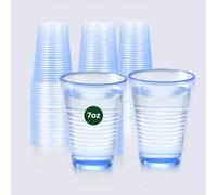 Econx Blue Plastic Disposable Water Cups 7Oz Lightweight Drinking Vending Cups For Water Coolers, Offices, Parties, Home X 1000Pk