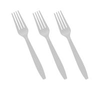 ECONX Plastic Reusable Forks White Heavy Duty Forks for Event Party Catering | Size: 100 Pieces ECONX White 100 Pieces