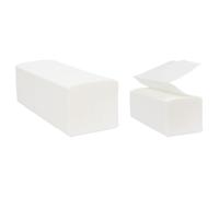 ECONX V-Fold Paper Hand Towels 2 Ply White (4000 Sheets) - Strong & Super Absorbent Disposable Hand Towels for Dispenser - Ideal for Kitchens, Restrooms, Offices, Bathrooms, Catering & Hand Drying