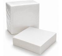 Econx White 2 Ply 4 Fold Paper Napkins Tissue Serviettes For Birthdays Weddings Parties Pack Of 1000