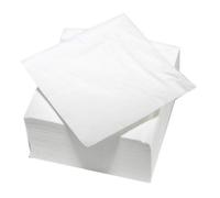 ECONX 200 X 33cm White 2-Ply Napkins - 4-Fold Square, White Paper Napkins - Soft, Recyclable & Biodegradable for Restaurants, Cafés, Dining Events Service, Party & Catering Supplies